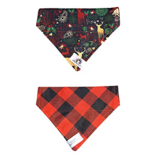 Charger l'image dans la galerie, Foulard 2 en 1 pour chat et petit chien pour Noël - NP007