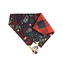 Charger l'image dans la galerie, Foulard 2 en 1 pour chat et petit chien pour Noël - NP007