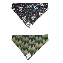 Charger l'image dans la galerie, Foulard 2 en 1 de Noël pour grand chien - NG012