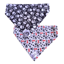 Charger l'image dans la galerie, Foulard réversible 2 en 1 pour chat et petit chien - PR033