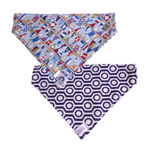 Charger l'image dans la galerie, Foulard réversible 2 en 1 pour chien moyen - MR023