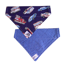 Charger l'image dans la galerie, Foulard réversible 2 en 1 pour chien moyen - MR024