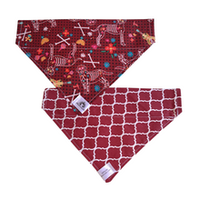 Charger l'image dans la galerie, Foulard réversible 2 en 1 pour grand chien - GR027