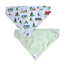 Charger l'image dans la galerie, Foulard réversible 2 en 1 pour grand chien - GR037