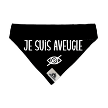 Charger l'image dans la galerie, Foulard pour chien JE SUIS AVEUGLE