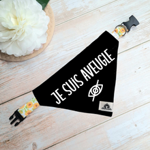 Charger l'image dans la galerie, Foulard pour chien JE SUIS AVEUGLE