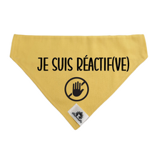Charger l'image dans la galerie, Foulard pour chien - JE SUIS NERVEUX(SE) - Chien anxieux réactif