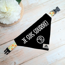 Charger l'image dans la galerie, Kit manchon de laisse et foulard pour chien JE SUIS SOURD(E)