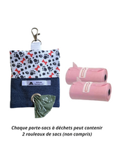 Charger l'image dans la galerie, Kit Pochette à gâteries et porte-sacs à déchets pour chien - KPP002