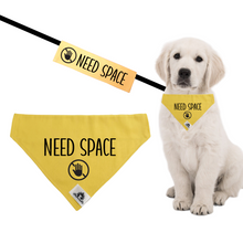 Charger l&#39;image dans la galerie, Set of leash sleeve and bandana - NEED SPACE
