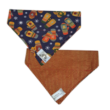 Charger l'image dans la galerie, Foulard 2 en 1 pour chat et petit chien pour Noël - NP003