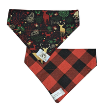 Charger l'image dans la galerie, Foulard 2 en 1 pour chat et petit chien pour Noël - NP007