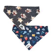 Charger l'image dans la galerie, Foulard 2 en 1 pour grand chien pour Noël - N027