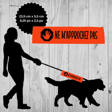 Charger l'image dans la galerie, Manchon de laisse NE M'APPROCHEZ PAS pour Chien anxieux réactif