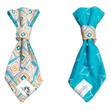 Charger l'image dans la galerie, Cravate 2 en 1 - 6 po - Doux turquoise
