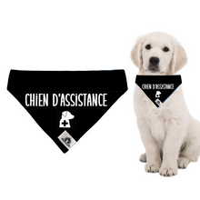 Charger l'image dans la galerie, Foulard pour petit chien - CHIEN D'ASSISTANCE