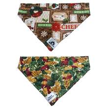 Charger l'image dans la galerie, Foulard 2 en 1 pour grand chien pour Noël - N012
