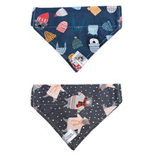 Charger l'image dans la galerie, Foulard 2 en 1 pour chat et petit chien pour Noël - N013