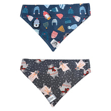 Charger l'image dans la galerie, Foulard 2 en 1 pour chien moyen pour Noël - N013