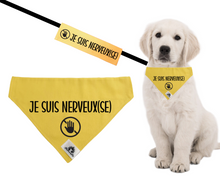 Charger l'image dans la galerie, Kit manchon de laisse et foulard JE SUIS NERVEUX(SE)