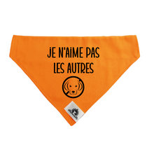 Charger l&#39;image dans la galerie, Foulard pour chien - JE N&#39;AIME PAS LES AUTRES CHIENS - Chien anxieux réactif
