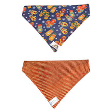 Charger l&#39;image dans la galerie, Foulard 2 en 1 pour chien moyen pour Noël - NM003
