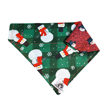 Charger l&#39;image dans la galerie, Foulard 2 en 1 pour chien moyen pour Noël - NM005
