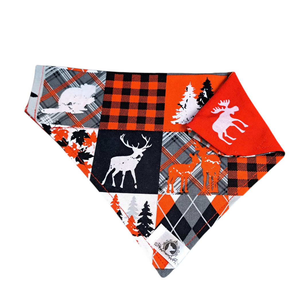 Foulard 2 en 1 pour chien moyen pour Noël - NM007