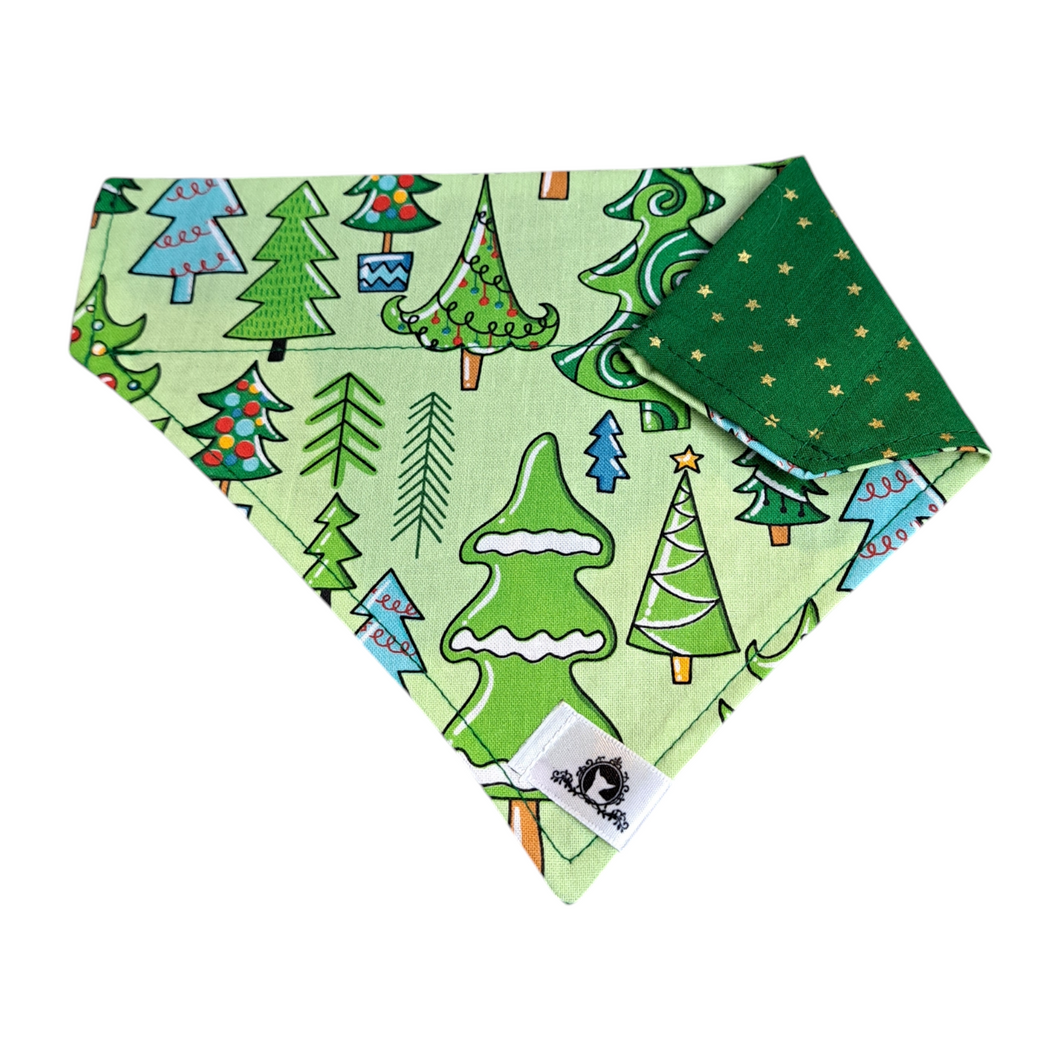 Foulard 2 en 1 pour chien moyen pour Noël - NM011