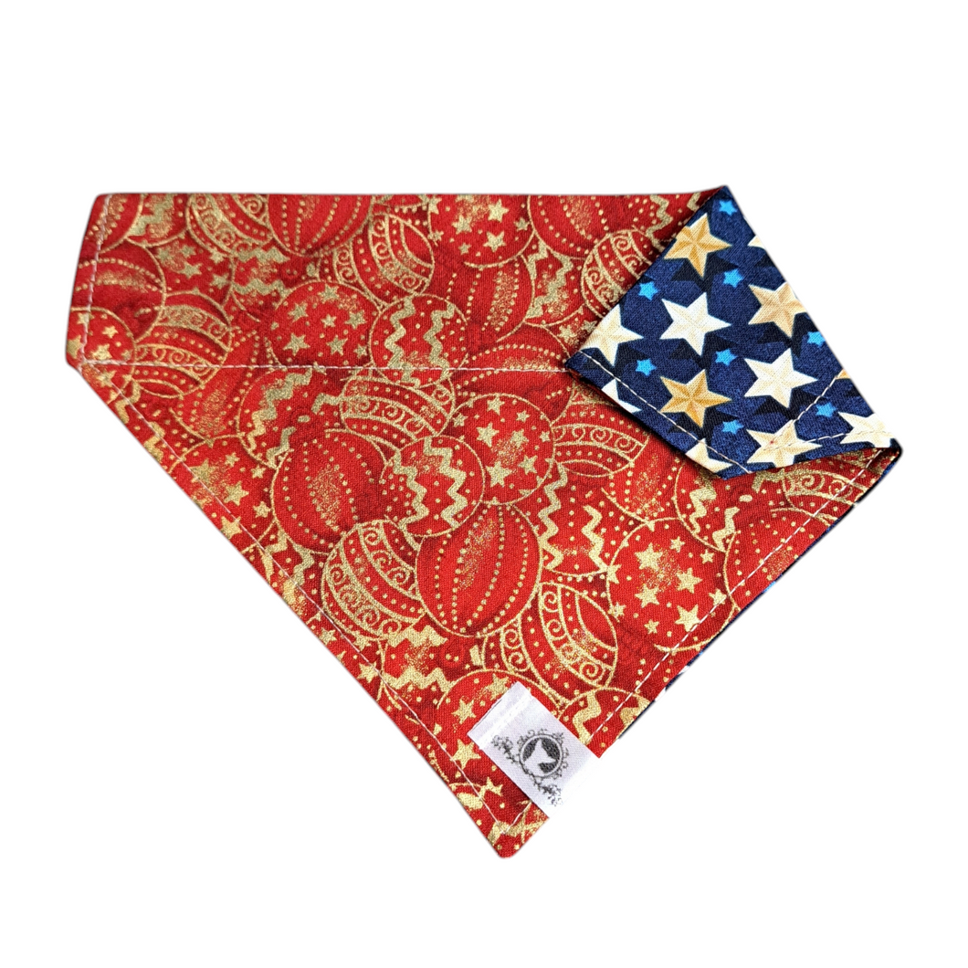 Foulard 2 en 1 pour chien moyen pour Noël - NM012