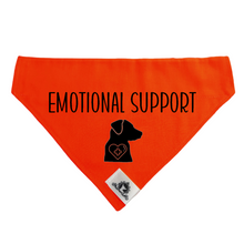 Charger l&#39;image dans la galerie, Reactive dog bandana - EMOTIONAL SUPPORT
