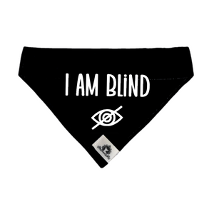 Reactive dog bandana - I AM BLIND