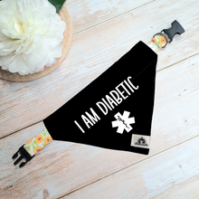 Charger l&#39;image dans la galerie, Reactive dog bandana - I AM DIABETIC
