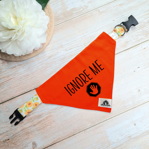 Reactive dog bandana - IGNORE ME