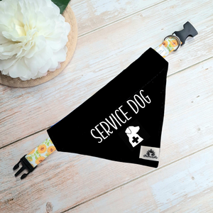 Reactive dog bandana - SERVICE DOG