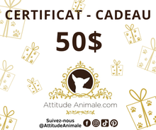 Charger l'image dans la galerie, Certificat-Cadeau Attitude Animale
