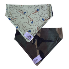 Charger l&#39;image dans la galerie, Foulard réversible 2 en 1 pour chat et petit chien - PR016
