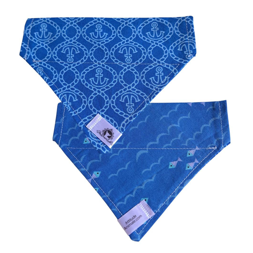 Foulard réversible 2 en 1 pour chat et petit chien - PR019