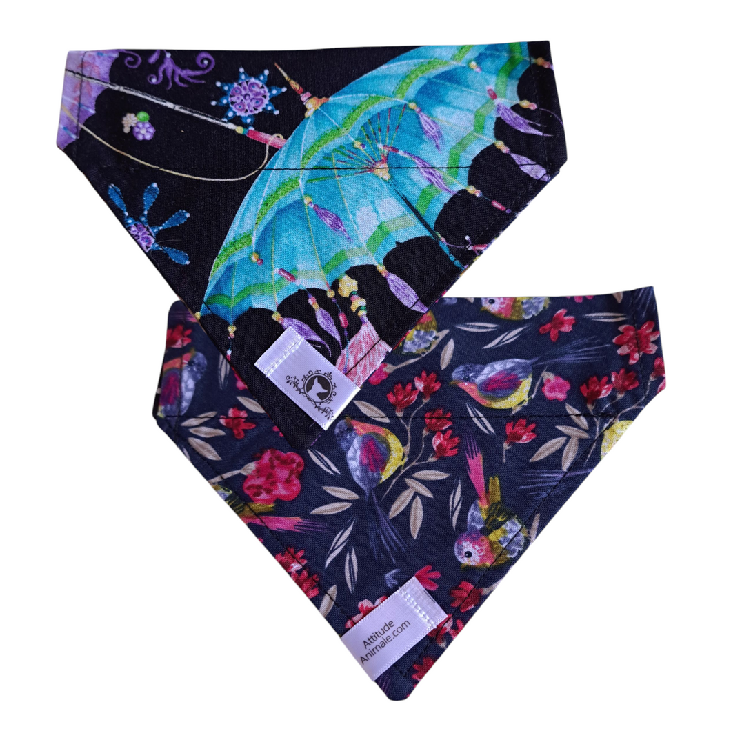 Foulard réversible 2 en 1 pour chat et petit chien - PR023