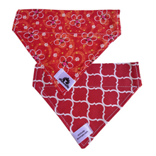 Charger l&#39;image dans la galerie, Foulard réversible 2 en 1 pour chat et petit chien - PR027
