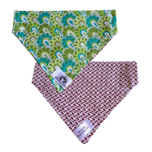 Charger l&#39;image dans la galerie, Foulard réversible 2 en 1 pour chat et petit chien - PR031
