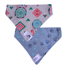 Charger l&#39;image dans la galerie, Foulard réversible 2 en 1 pour chat et petit chien - PR039
