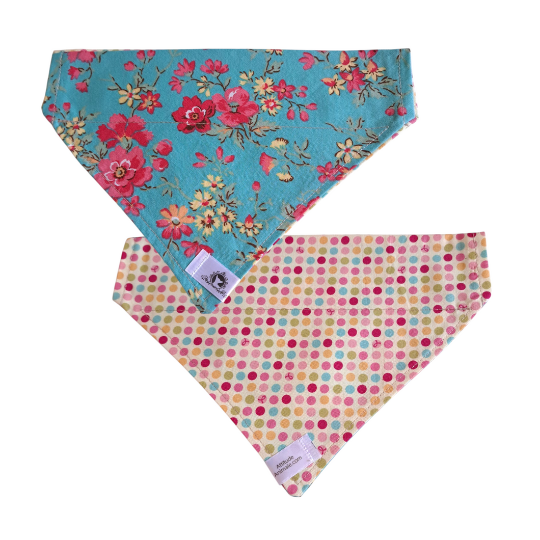 Foulard réversible 2 en 1 pour chien moyen - MR013