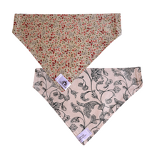 Charger l&#39;image dans la galerie, Foulard réversible 2 en 1 pour chien moyen - MR016
