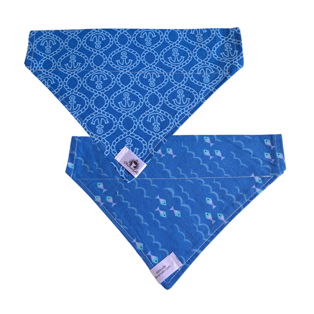 Foulard réversible 2 en 1 pour chien moyen - MR019