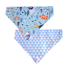 Charger l&#39;image dans la galerie, Foulard réversible 2 en 1 pour chien moyen - MR021
