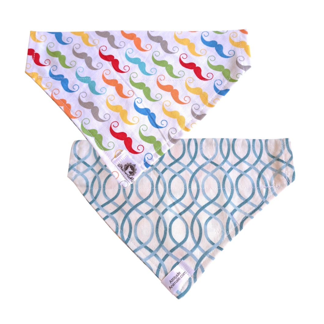 Foulard réversible 2 en 1 pour chien moyen - MR027