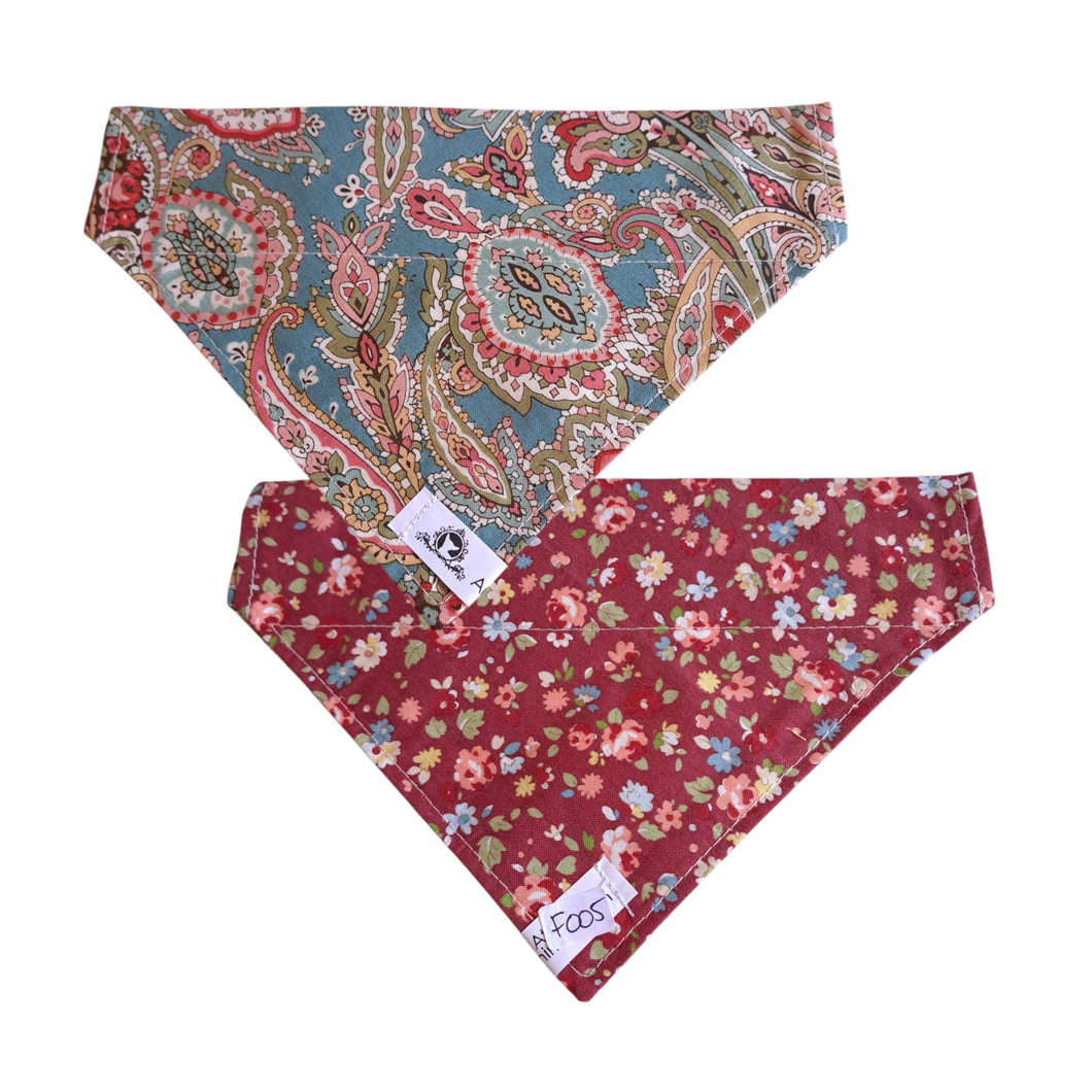Foulard réversible 2 en 1 pour chien moyen - MR002