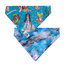 Charger l&#39;image dans la galerie, Foulard réversible 2 en 1 pour chien moyen - MR030
