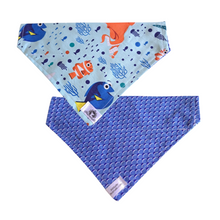 Charger l&#39;image dans la galerie, Foulard réversible 2 en 1 pour chien moyen - MR033
